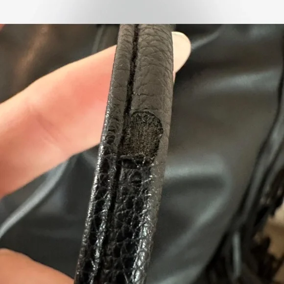 Victoria's Secret Black Backpack with Fringe - Picture 4 of 8